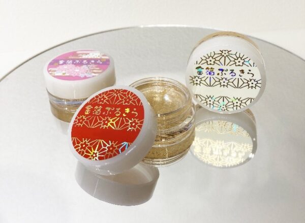 令和６年度金沢かがやきブランド認定製品「金箔ぷるきら」の商品イメージ