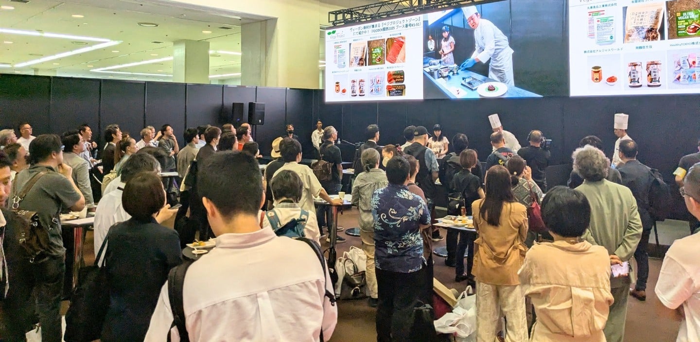 2025年の調理デモンストレーションの様子