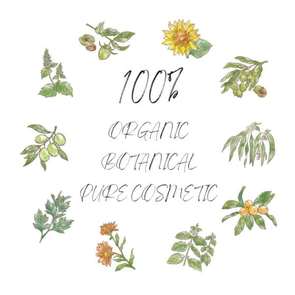 100% organic botanical pure cosmetic