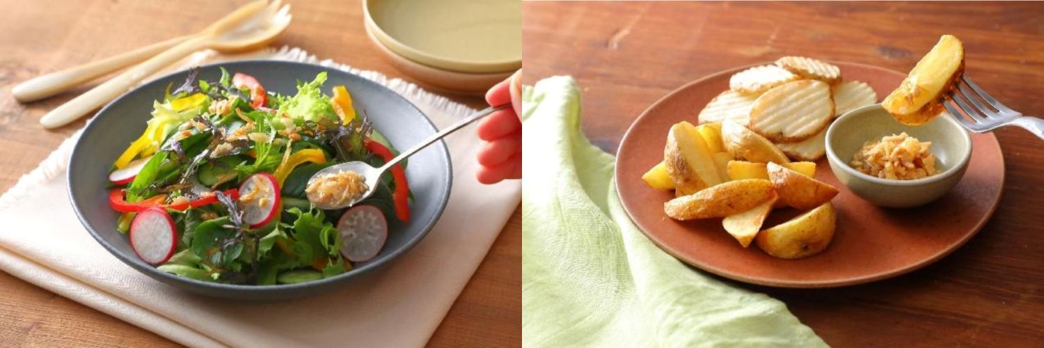 ヴィーガン認証取得のサクサク塩糀レモンカシューナッツのアレンジレシピ