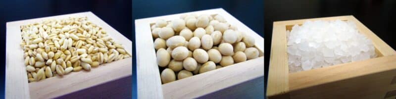 有機小麦・有機大豆・天然塩